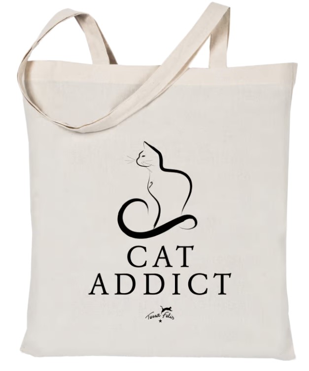 TERRA FELIS - Cat Addict Tote Bag