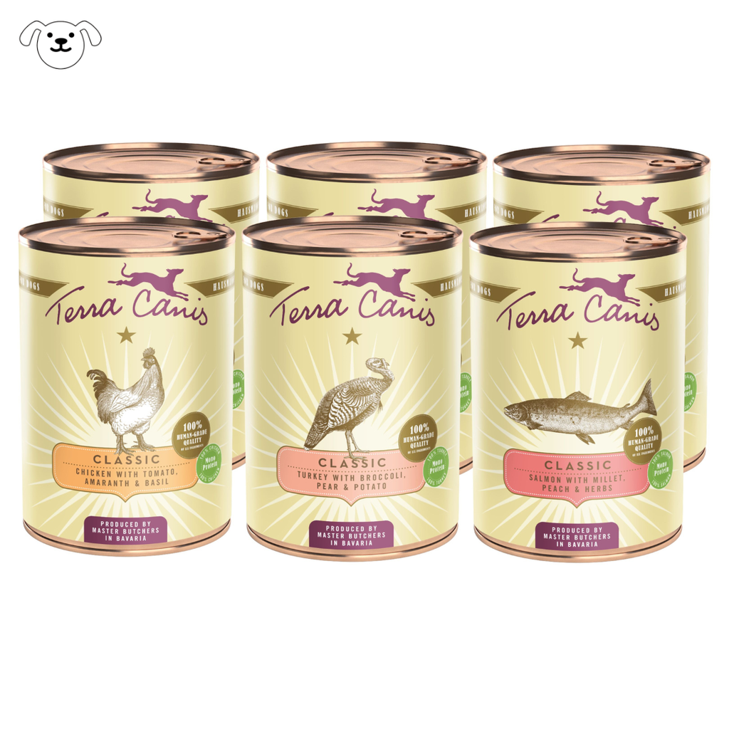 TERRA CANIS CLASSIC - Gourmet Pack (Chicken, Turkey, and Salmon)